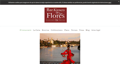 Desktop Screenshot of kioscodelasflores.com